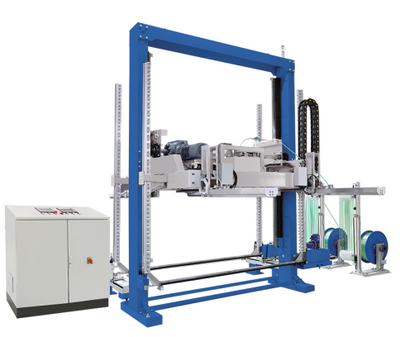 双机芯双穿剑加护角加压捆扎机