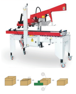低速型自动折盖封箱机