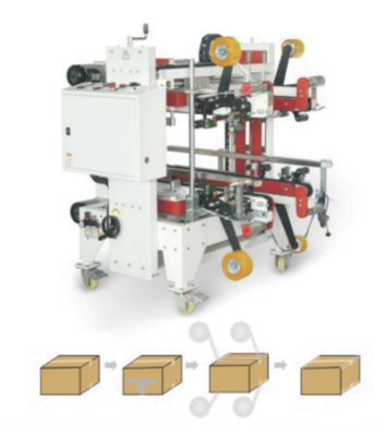 直线型半自动角边封箱机